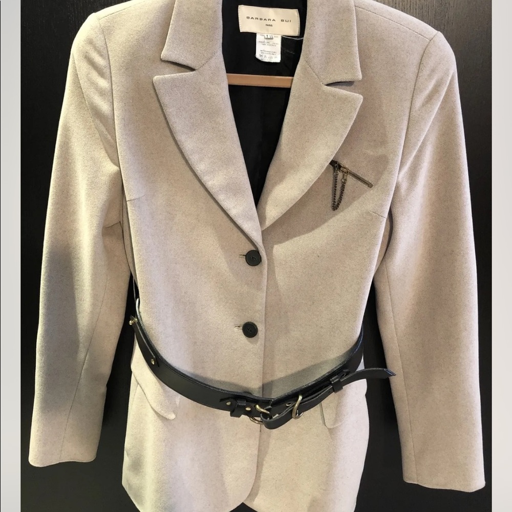 Womens Barbara Bui Wool Blazer